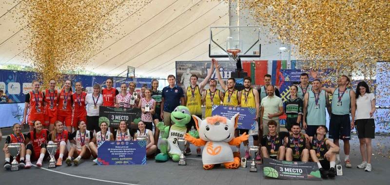 Палова-2025. «Прыгажунi» и «Шахтер» – чемпионы Беларуси по баскетболу 3х3